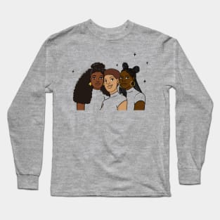 Brown Skin Girls Long Sleeve T-Shirt